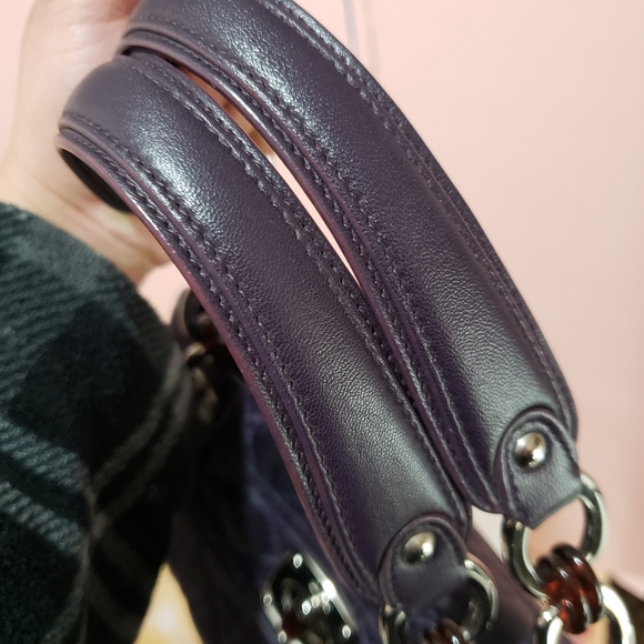 6️⃣5️⃣0️⃣Auth Lock Medium tote nylon cannage - Picture 11 of 15